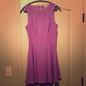 Gianni Bini lilac fit and flare dress